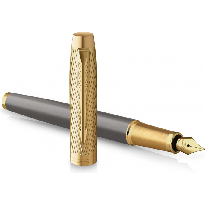 Ручка перьевая PARKER IM PREMIUM PIONEERS F329 () Arrow Grey GT F 2200956 Ручка перьевая PARKER IM PREMIUM PIONEERS F329 () Arrow Grey GT F 2200956